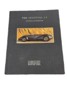 CHRISTIE'S INTERNATIONAL PEBBLE BEACH THE IMMORTAL 2.9 1937 ALFA ROMEO 8C 2900B BOOK