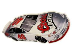 COORS LIGHT METAL NASCAR STOCK CAR STERLING MARLIN DODGE BEER / BAR SIGN