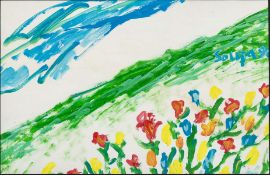 F.N. SOUZA - UNTITLED (Landscape)