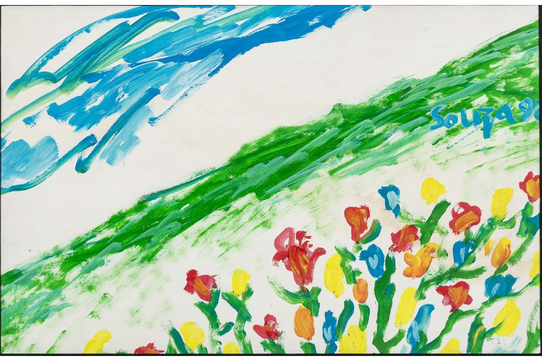 F.N. SOUZA - UNTITLED (Landscape) - Image 1 of 2