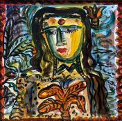 RINI DHUMAL - UNTITLED (Lady's Face)