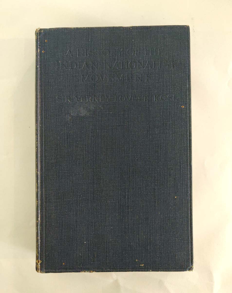 SIR VERNEY LOVETT - A HISTORY OF THE INDIAN NATIONALIST MOVEMENT