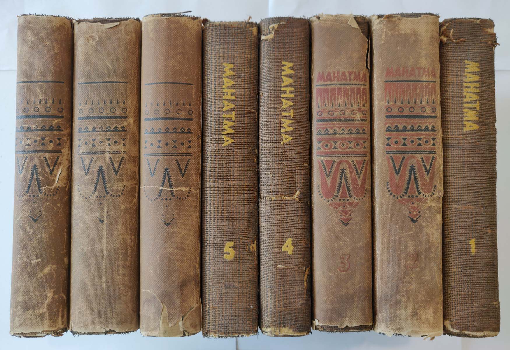 D.G.TENDULKAR - MAHATMA LIFE OF MOHANDAS KARAMCHAND GANDHI IN EIGHT VOLUMES SET