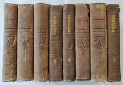 D.G.TENDULKAR - MAHATMA LIFE OF MOHANDAS KARAMCHAND GANDHI IN EIGHT VOLUMES SET