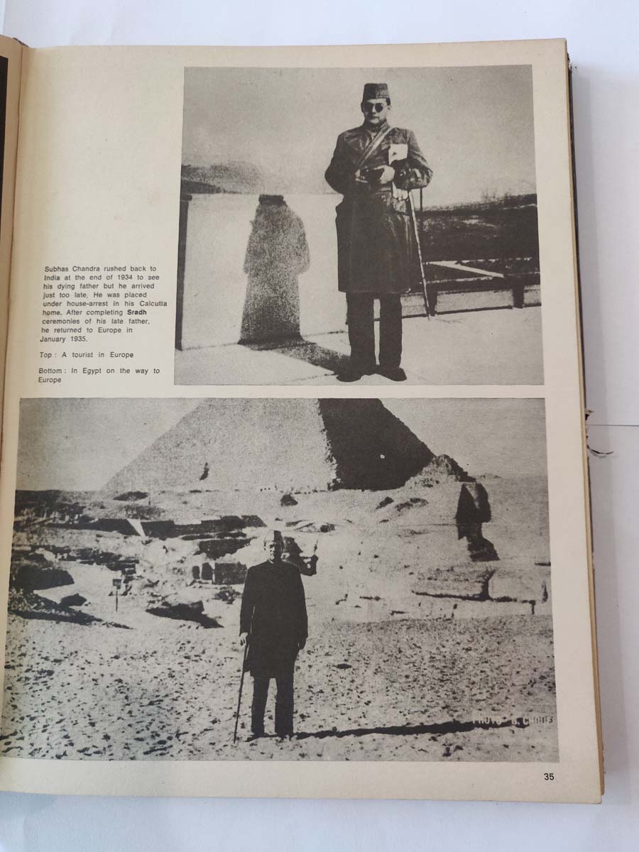 EDITED BY SISIR KUMAR BOSE & BIRENDRA NATH SINHA - NETAJI A PICTORIAL BIOGRAPHY - Image 4 of 7