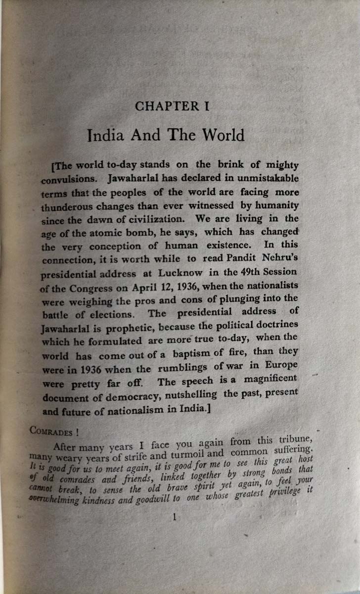 Jagat S. Bright - IMPORTANT SPEECHES OF JAWAHARLAL NEHRU - Image 7 of 11