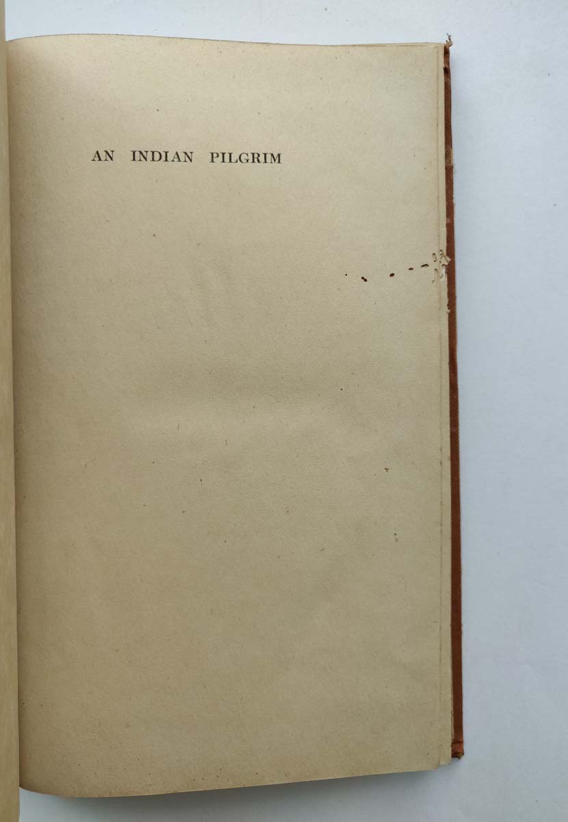 SUBHAS CHANDRA BOSE - NETAJI'S LIFE AND WRITINGS PART ONE AN INDIAN PILGRIM OR AUTOBIOGRAPHY OF SUBH - Image 4 of 8