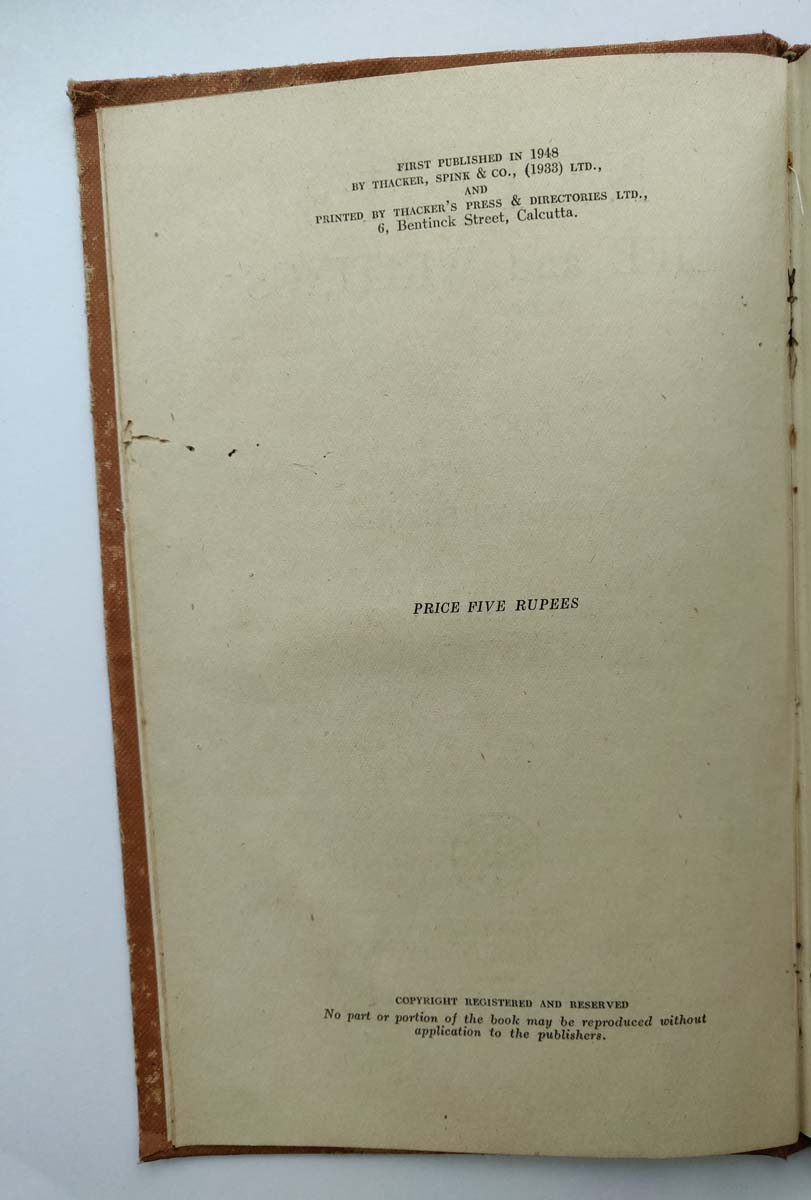 SUBHAS CHANDRA BOSE - NETAJI'S LIFE AND WRITINGS PART ONE AN INDIAN PILGRIM OR AUTOBIOGRAPHY OF SUBH - Image 3 of 8