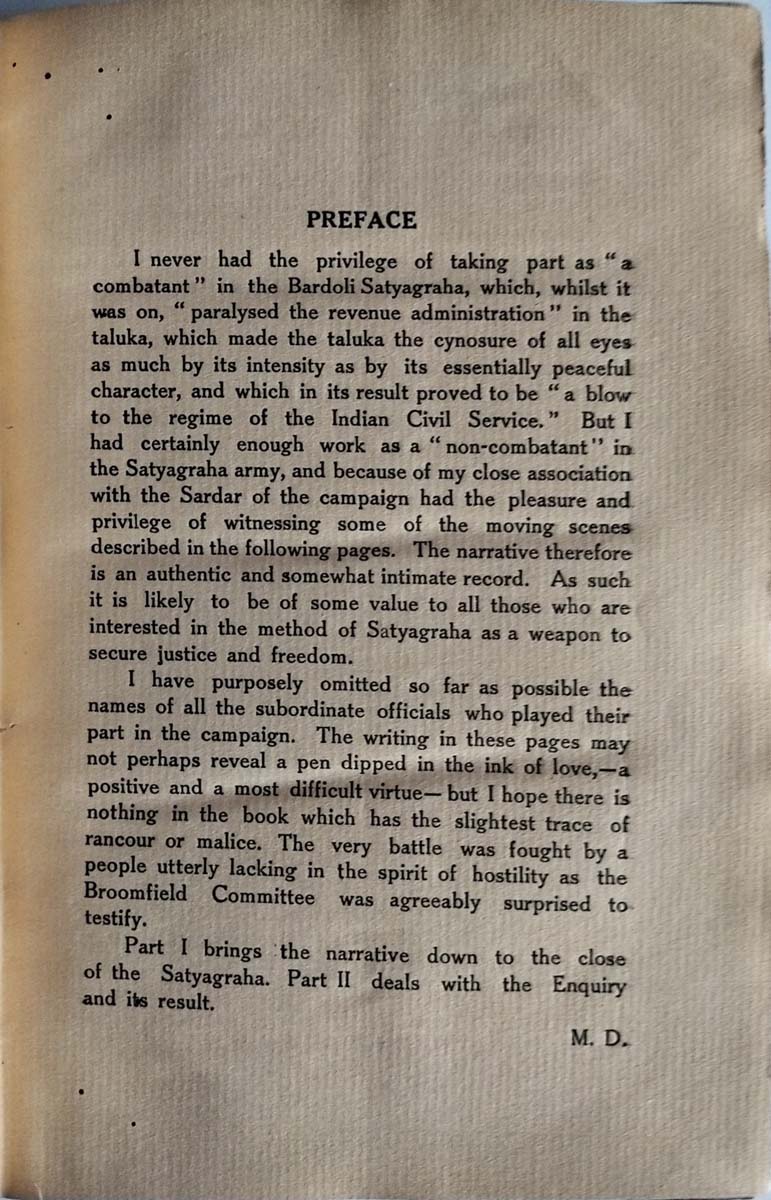 Mahadev Desai - THE STORY OF BARDOLI - Image 4 of 8