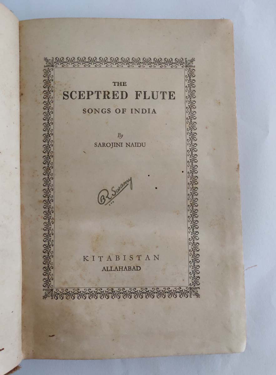 SAROJINI NAIDU - THE SCEPTRED FLUTE SONGS OF INDIA - Image 3 of 7