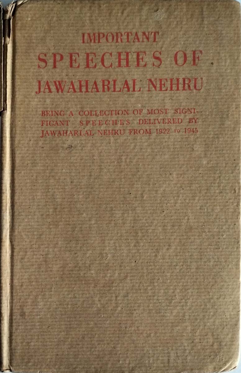 Jagat S. Bright - IMPORTANT SPEECHES OF JAWAHARLAL NEHRU
