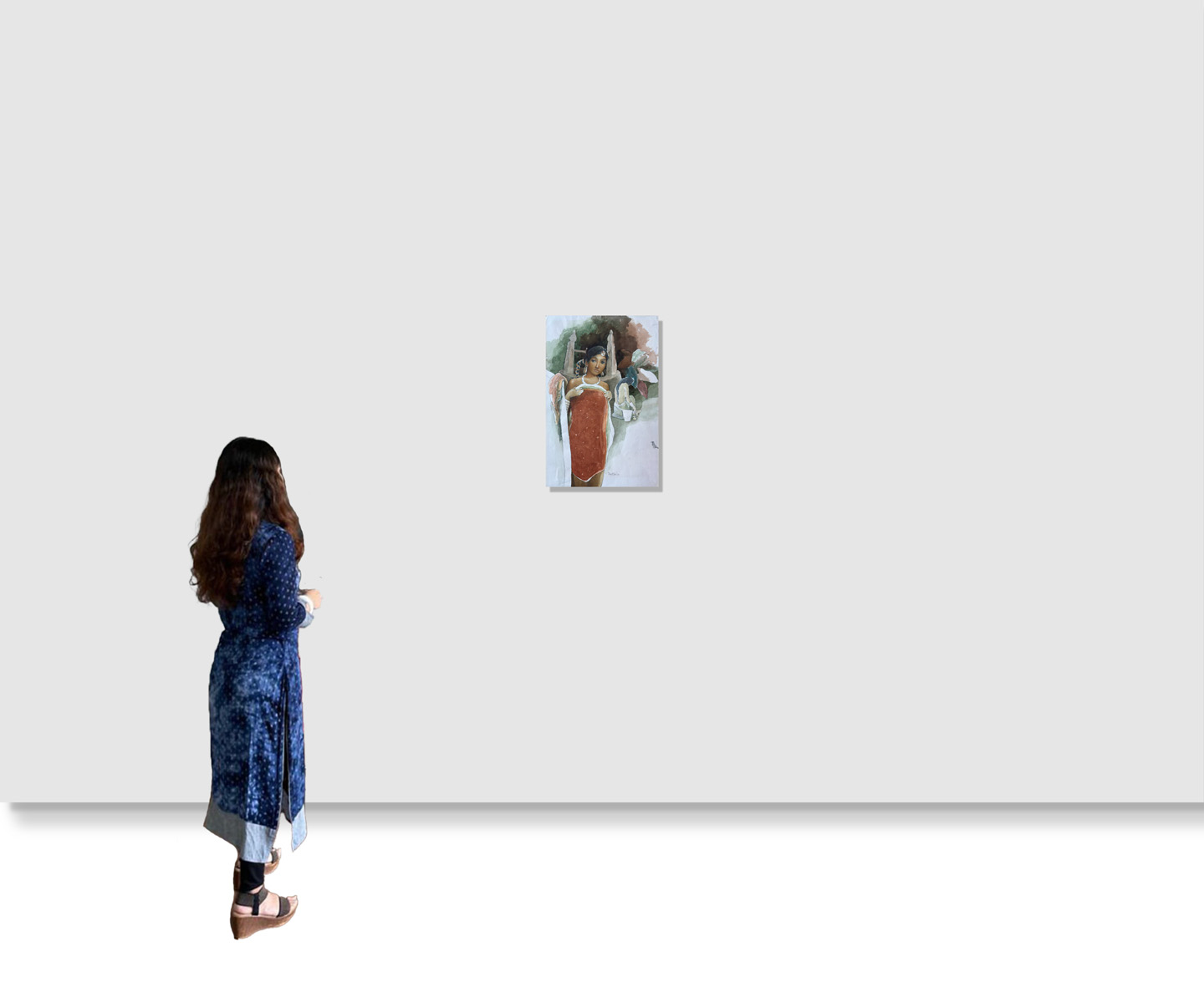 Arup Das - UNTITLED(Village Woman) - Image 2 of 2