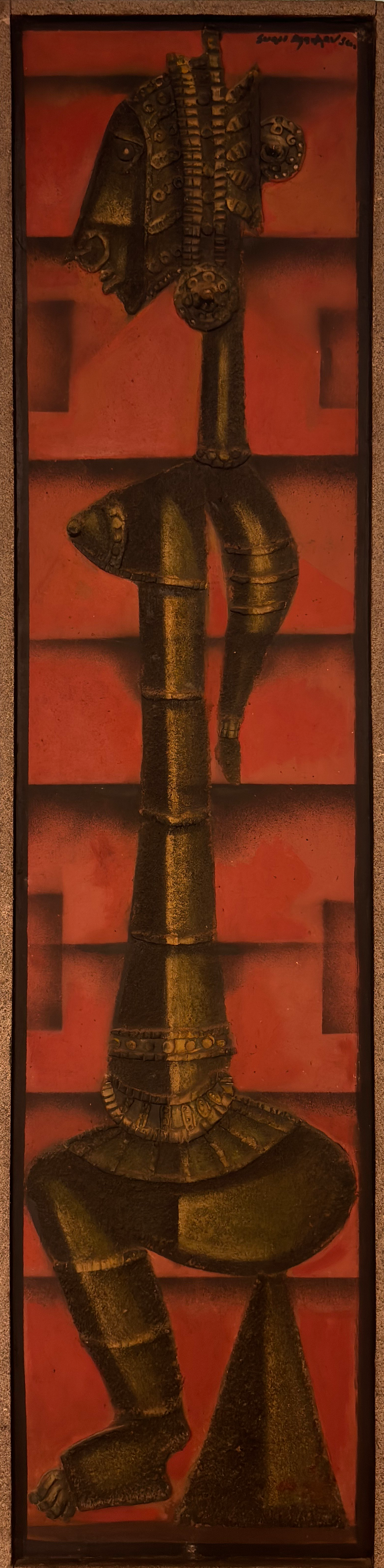 Sunil Madhav Sen - UNTITLED(Seated Girl)