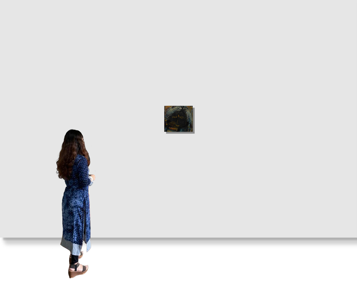 Sunil Madhav Sen - UNTITLED (Face) - Image 2 of 2