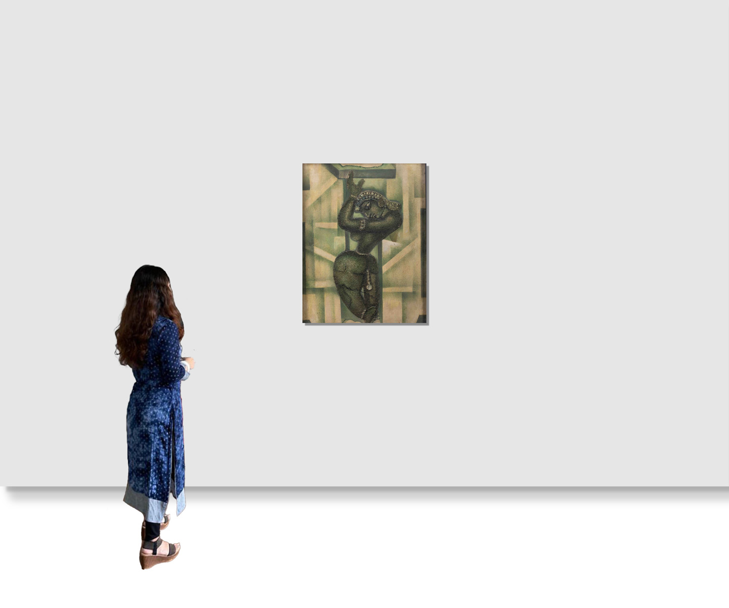 Sunil Madhav Sen - UNTITLED (Classical Dancer) - Image 2 of 2