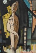 Sunil Madhav Sen - UNTITLED(Standing Nude)