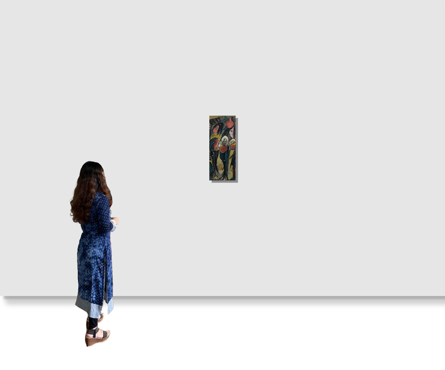 Sunil Madhav Sen - UNTITLED (Women with Pots) - Image 2 of 2