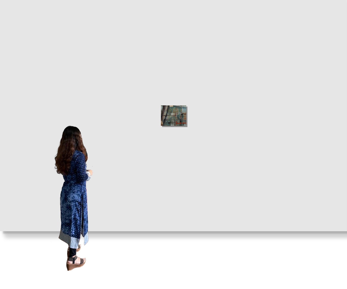 Sunil Madhav Sen - UNTITLED(Mask/ Abstract Composition) - Image 4 of 4