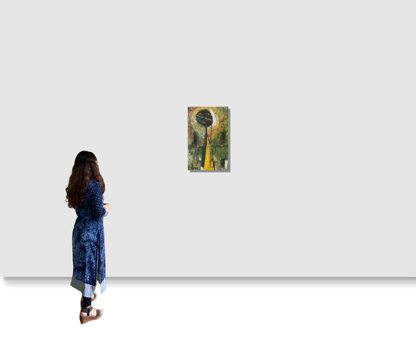 Sunil Madhav Sen - UNTITLED(Figure) - Image 2 of 2
