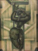 Sunil Madhav Sen - UNTITLED (Classical Dancer)