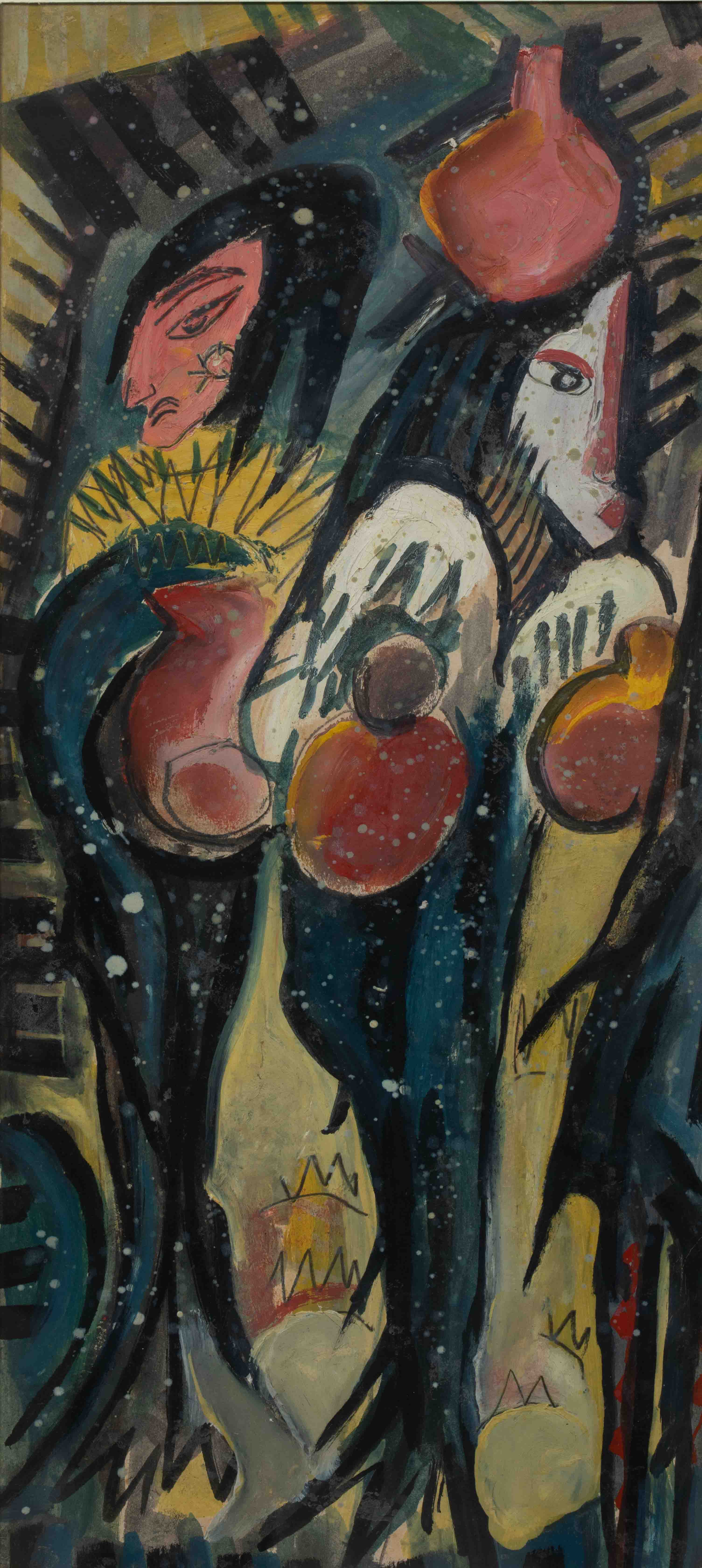 Sunil Madhav Sen - UNTITLED (Women with Pots)