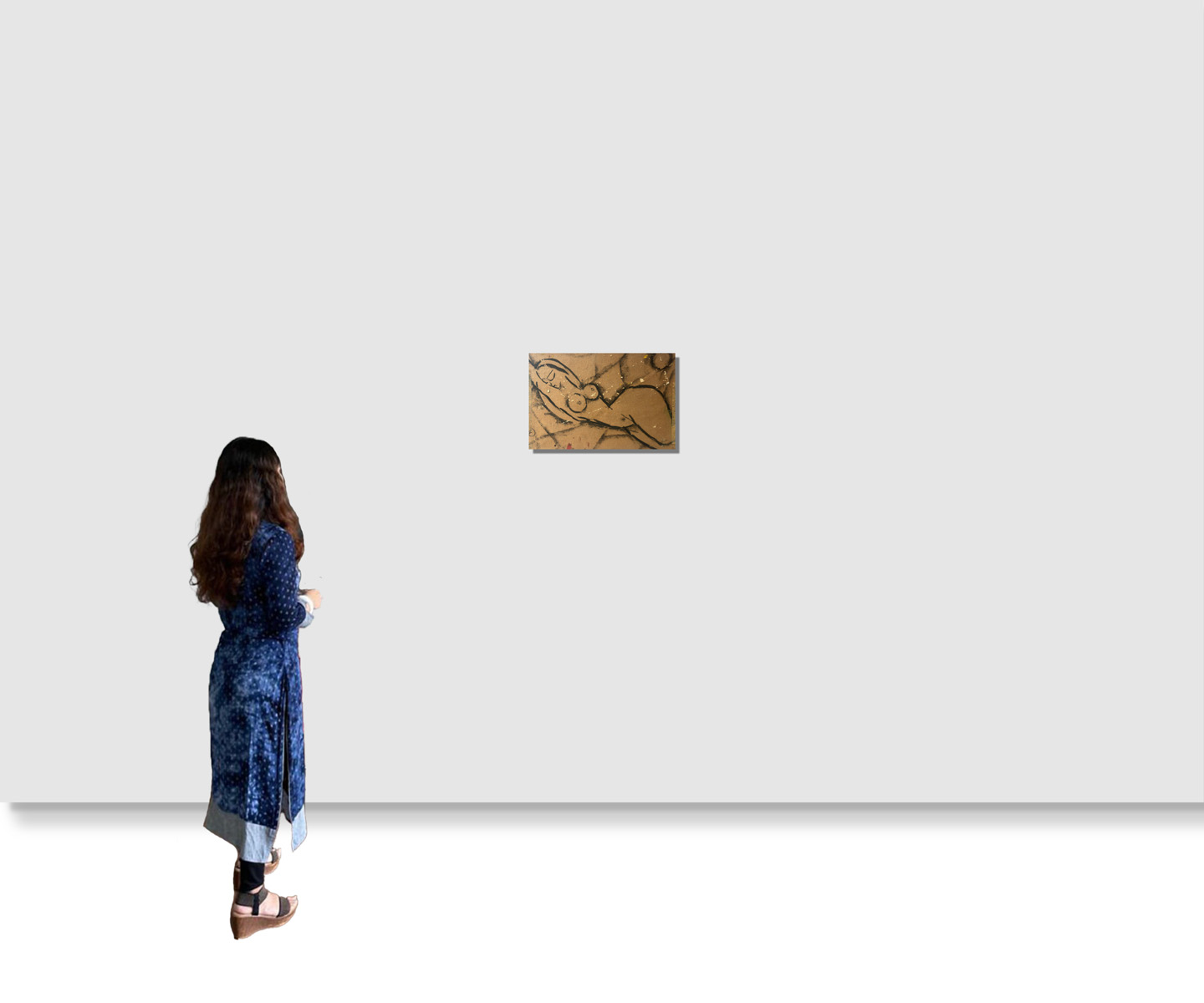 Sunil Madhav Sen - UNTITLED (Nude248/Nude Sketch) - Image 4 of 4