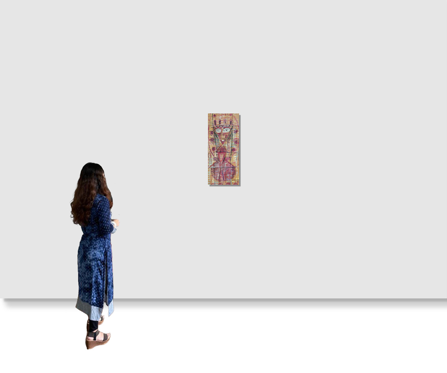 Sunil Madhav Sen - UNTITLED(Figure) - Image 2 of 2