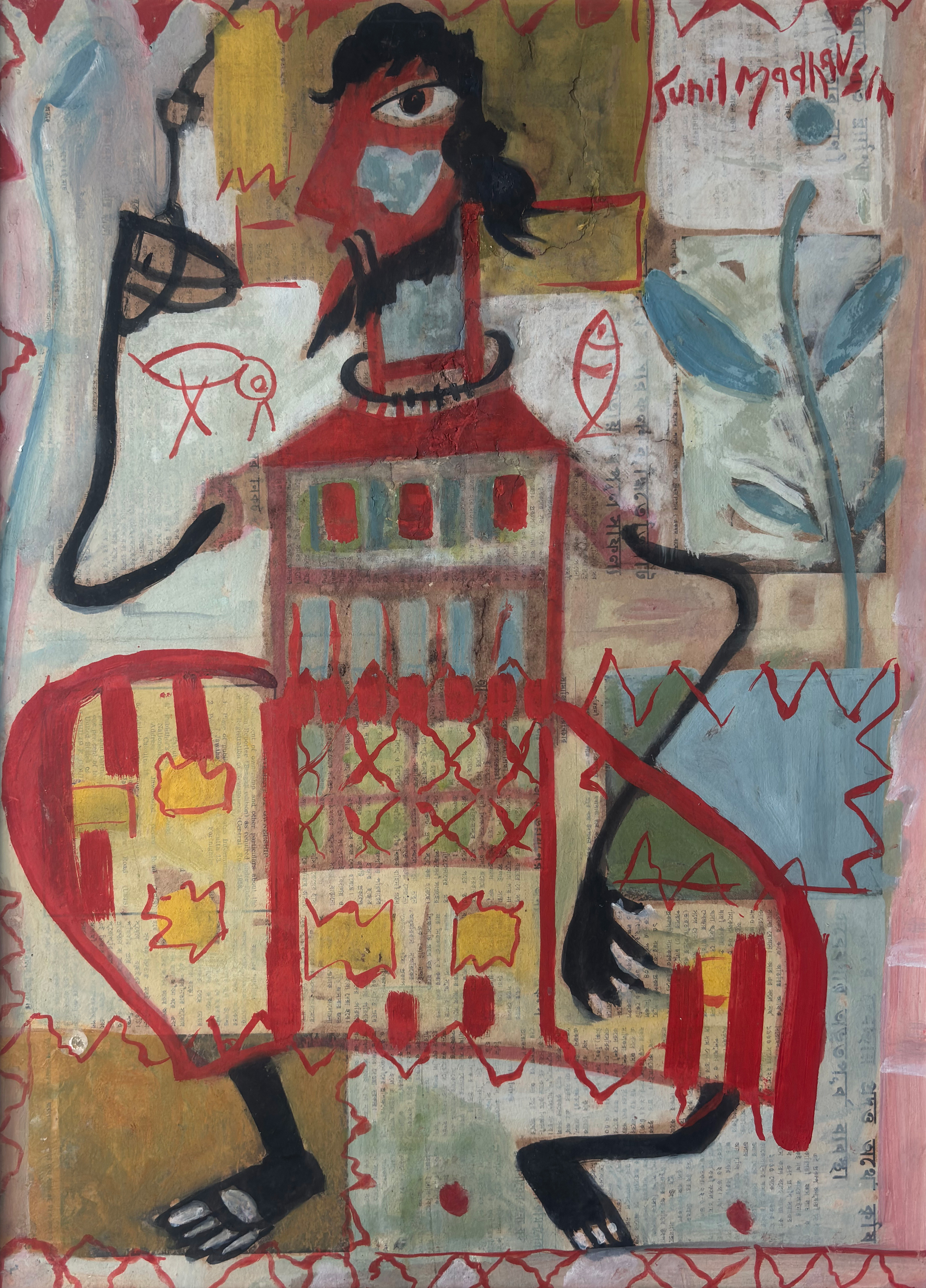 Sunil Madhav Sen - UNTITLED (Folk Icon)