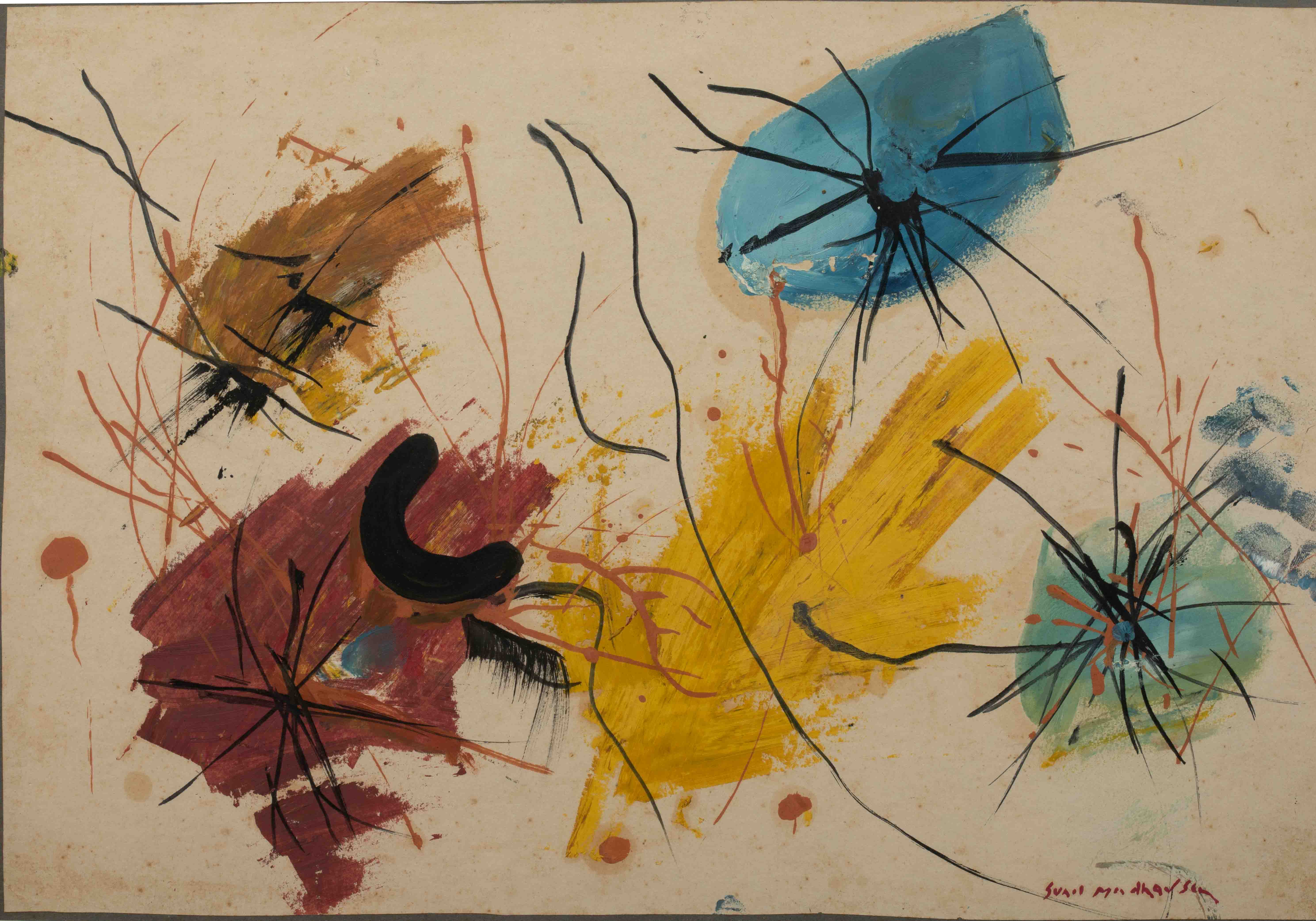 Sunil Madhav Sen - UNTITLED (Petals)