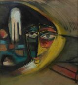 Sunil Madhav Sen - UNTITLED(Head Study /Girl with Hare)