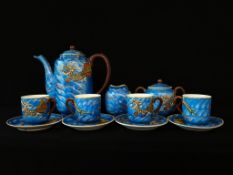 Japanese Dragonware-Kutaniware Porcelain Tea Service