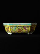 Famille Rose Qing Dynasty Chinese Porcelain Bonsai Planter
