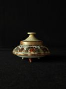 Late Meiji/ Early Taisho Japanese Satsuma Incense Jar (koro)