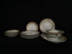 Occupied Japan Porcelain Dinnerware Set