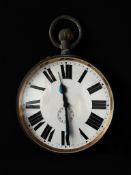 Oversized “Weekly” Pocket Watch Clock by West End Watch Co