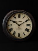 Victorian E. J. Dent Mahogany Dial Clock, London