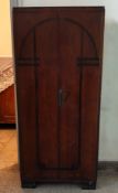 A Striking Art Deco Hardwood Cabinet