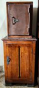 A Rare Art Deco Hardwood Cabinet with Integrated Strongbox