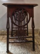 A Rare Anglo-Indian Art Nouveau/Aesthetic Movement Carved Side Table