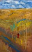 GOPAL GHOSE (1913 - 1980) - UNTITLED (Landscape of a Farm)