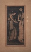 RAMENDRANATH CHAKRAVORTY (1902 - 1955) - UNTITLED (Women)