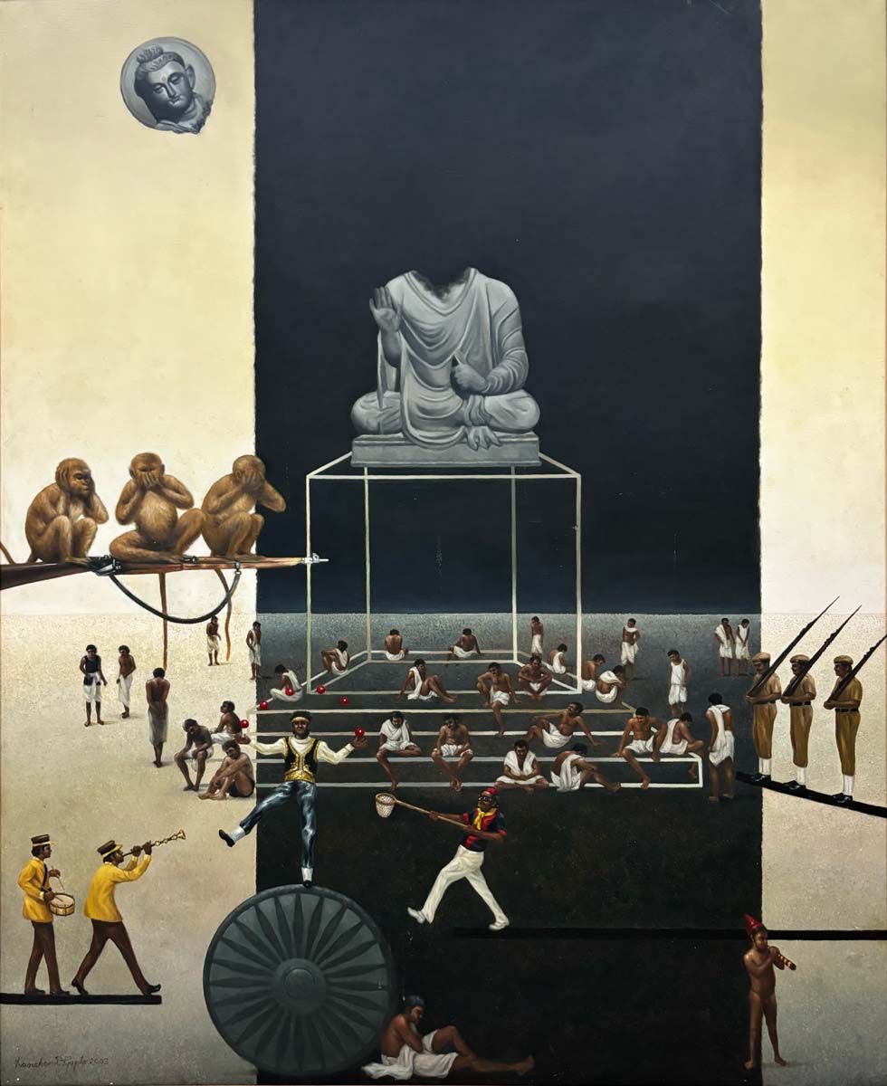 KANCHAN DAS GUPTA (b. 1947) - UNTITLED (Buddha)