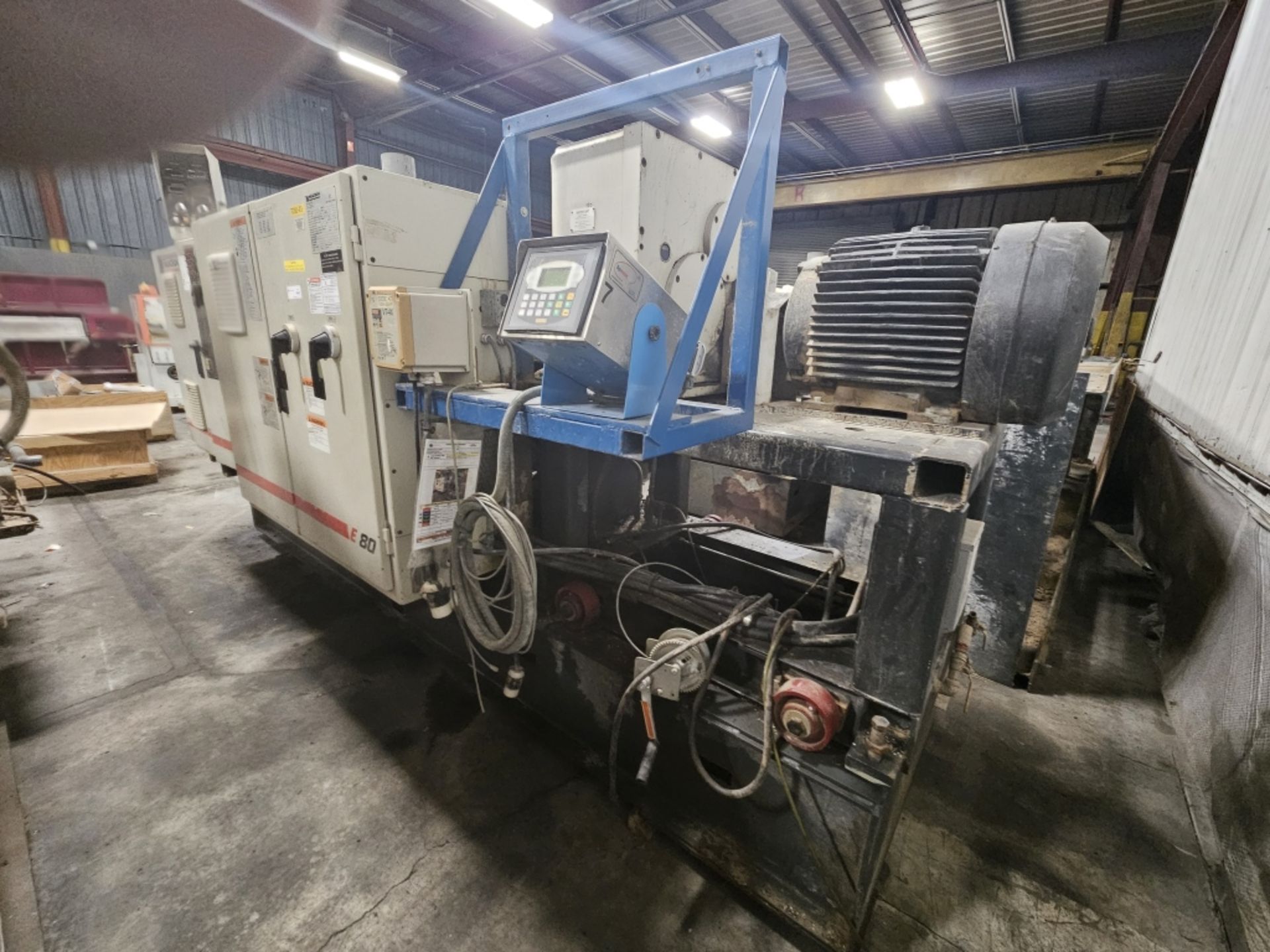 80 mm Cincinnati Milacron Conical Twin Screw Extruder - Image 13 of 13