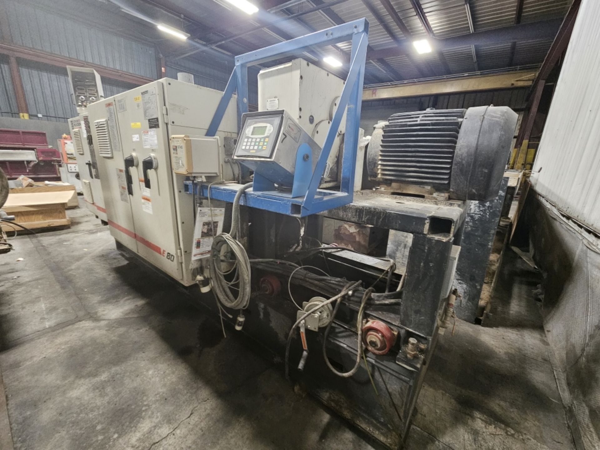 80 mm Cincinnati Milacron Conical Twin Screw Extruder - Image 2 of 13