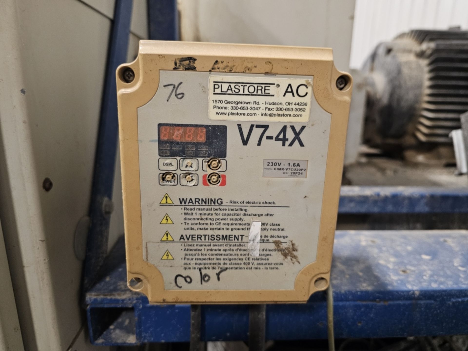 80 mm Cincinnati Milacron Conical Twin Screw Extruder - Image 11 of 13