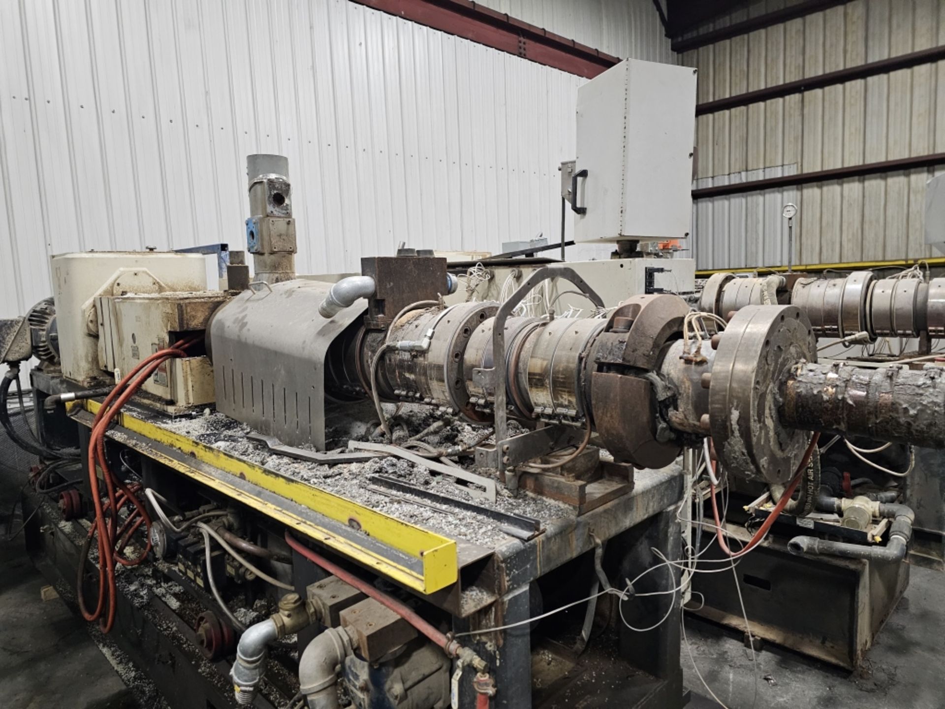 80 mm Cincinnati Milacron Conical Twin Screw Extruder - Image 6 of 13