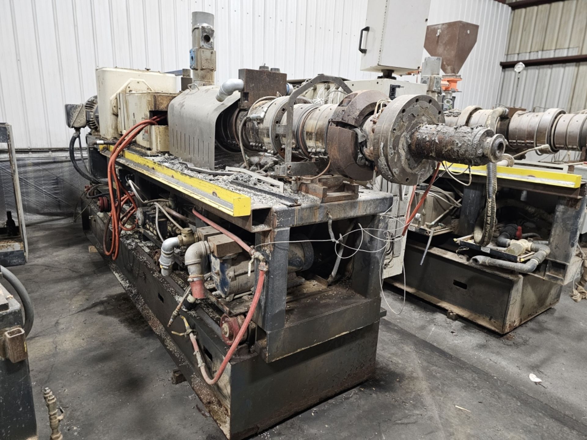 80 mm Cincinnati Milacron Conical Twin Screw Extruder - Image 4 of 13