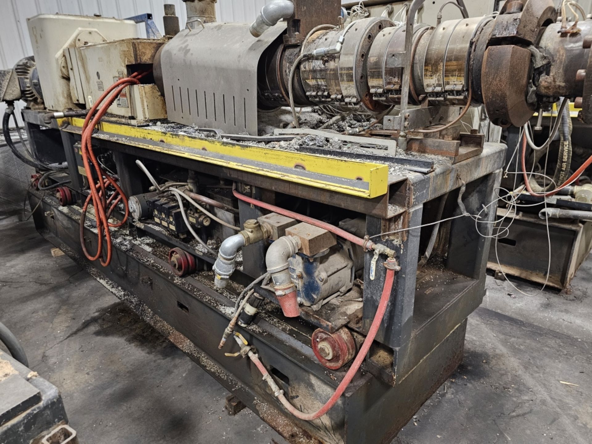 80 mm Cincinnati Milacron Conical Twin Screw Extruder - Image 7 of 13