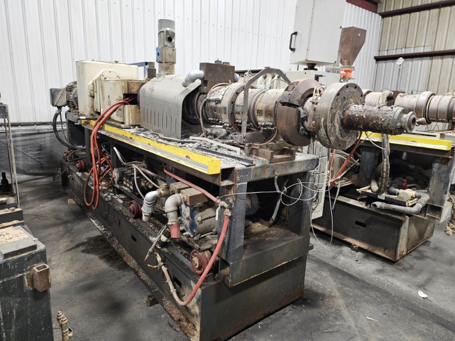 80 mm Cincinnati Milacron Conical Twin Screw Extruder - Image 5 of 13