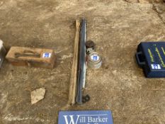 3x Vintage fishing rods & reels